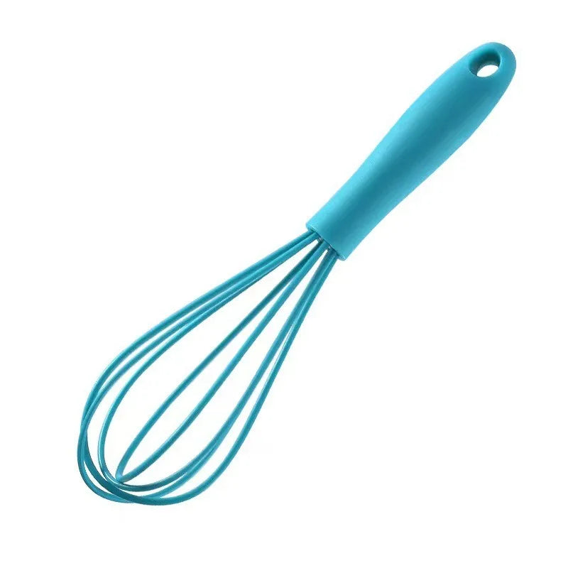 Silicone Handheld Egg Whisk | Portable Mixer & Frother Silicone Egg Whisk QXL blue-1pcs