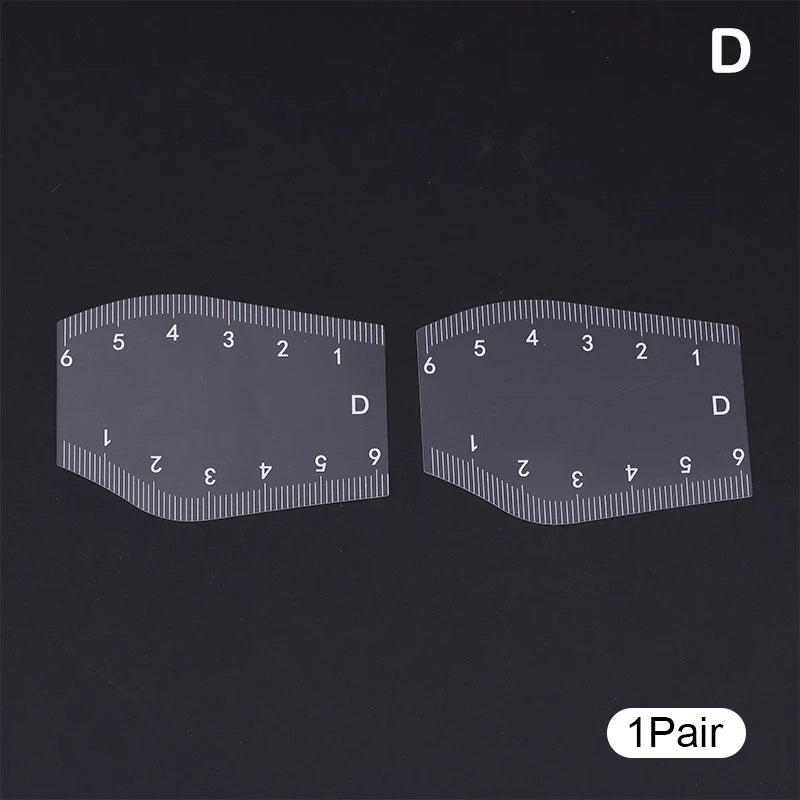Eyebrow Stencil Ruler Set | Brow Shaping Tool 2/5 Pc Eyebrow Stencil Ruler QXL D 1Pair