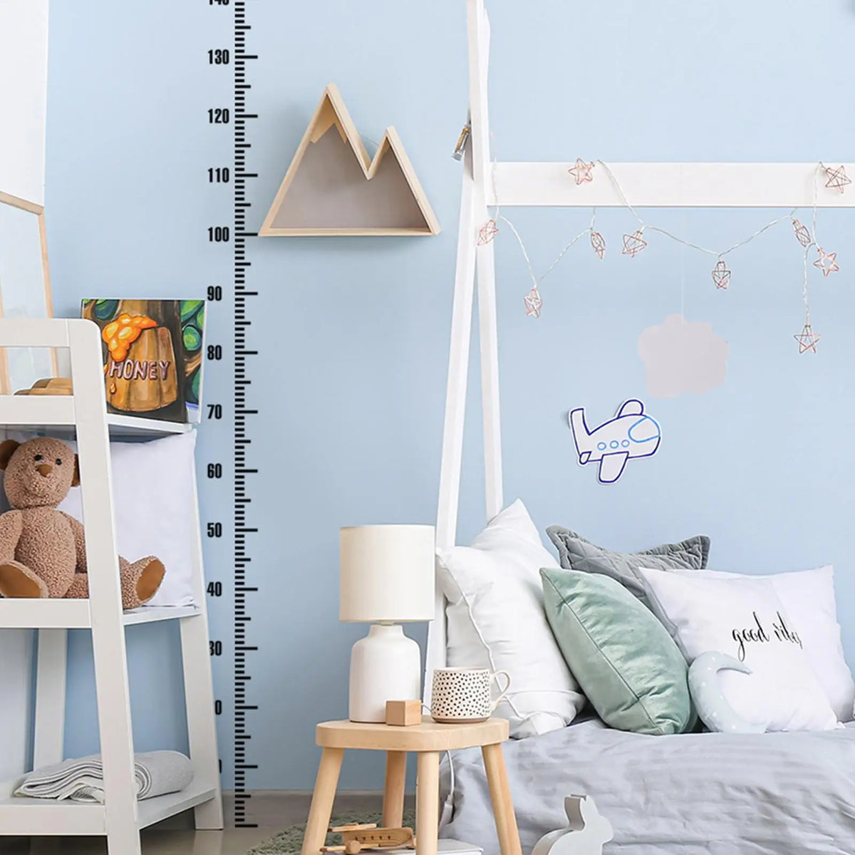 Removable Height Measurement Wall Sticker | Growth Chart Ruler Growth Chart Wall Sticker QXL