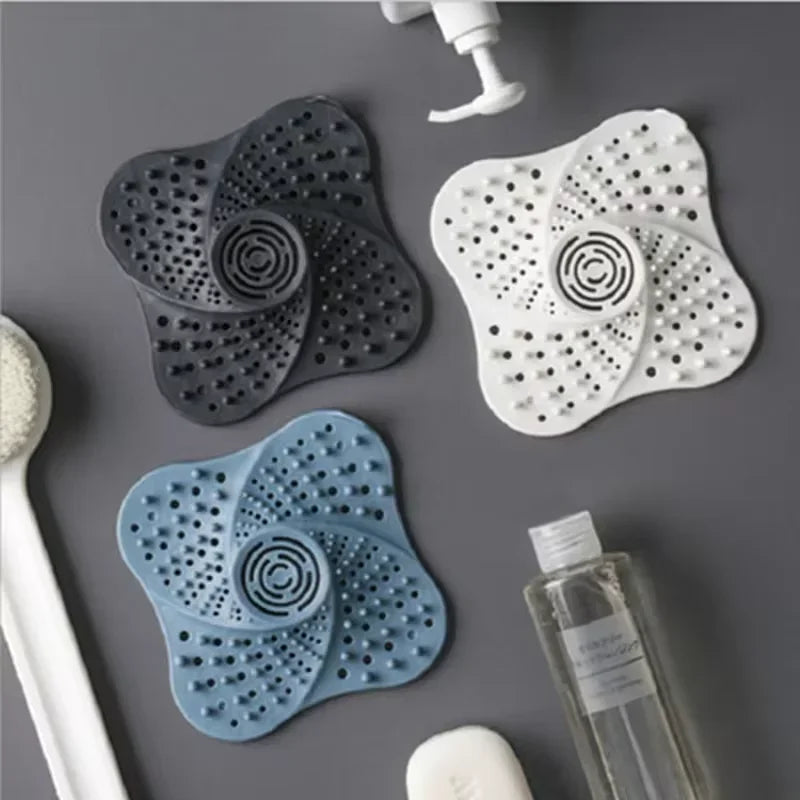 Silicone Hair Catcher Drain Cover | Sink & Bathtub Filter Drain Hair Catcher QXL