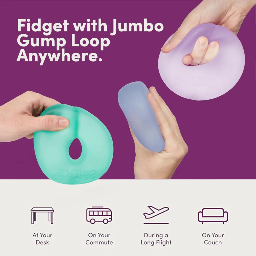 Jumbo Loop Gel-Filled Fidget Stress Ball | Squishy Sensory Toy Fidget Stress Ball QXL