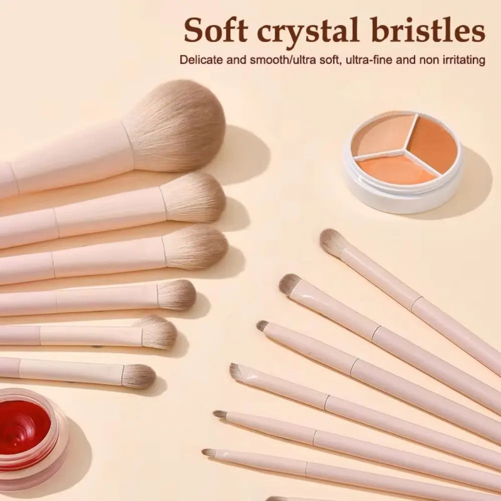 5–13 Piece Soft Beginner Makeup Brush Set | Blend & Contour Makeup Brush Set QXL