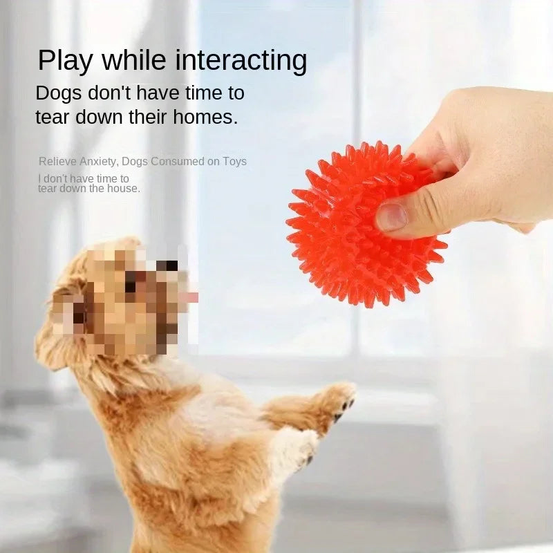 Dog Latex Squeaky Chew Toy | Teeth Grinding Rubber Toy Dog Squeaky Toy QXL