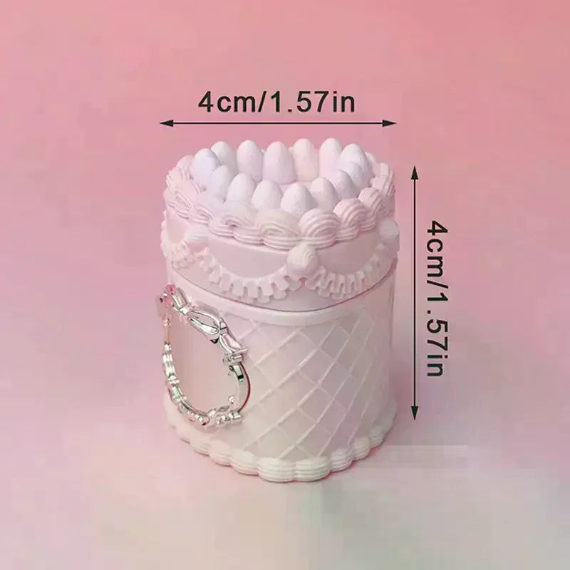Cute Cake Shape Empty Lip Gloss Jar with Brush | 5g DIY Lip Gloss Container QXL