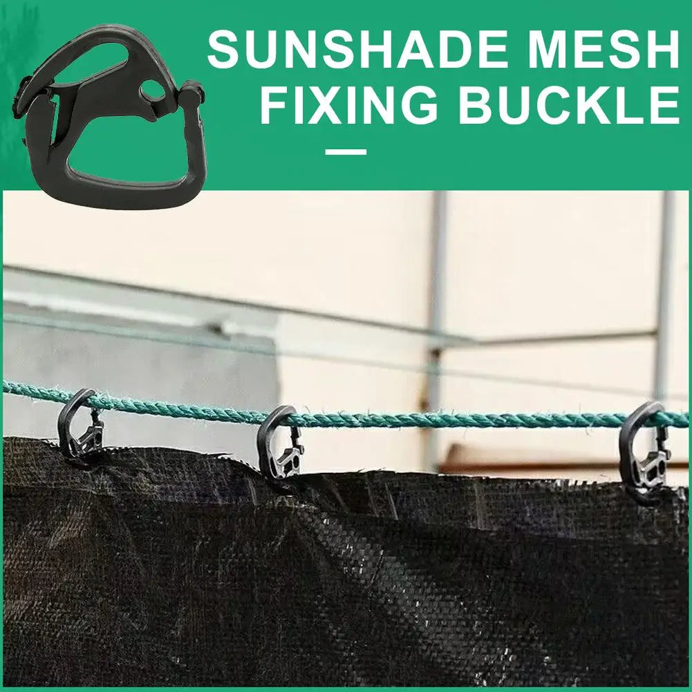 35-Pack Reusable Plastic Tarp Clips & Shade Net Grommets Garden Netting Clips QXL