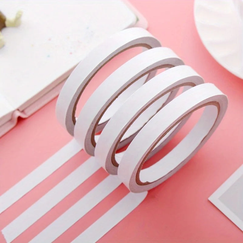 4-Pack Ultra-Thin Double-Sided PE Tape | High-Tack Clear Double-Sided Tape QXL 4pcs