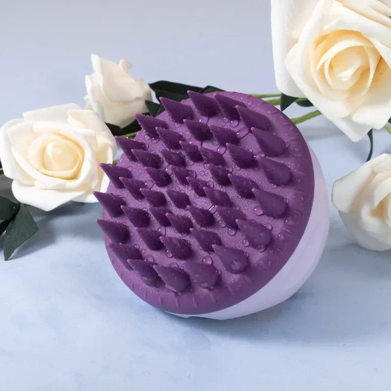Silicone Scalp Massage Brush for Baby, Adults & Pets Scalp Massage Brush QXL