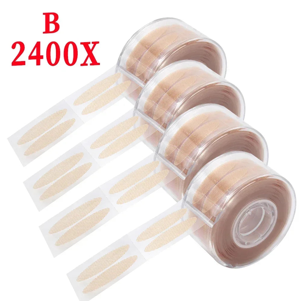 2400 Pcs Invisible Double Eyelid Tape – Self-Adhesive Eye Lift Eyelid Tape Stickers QXL B03