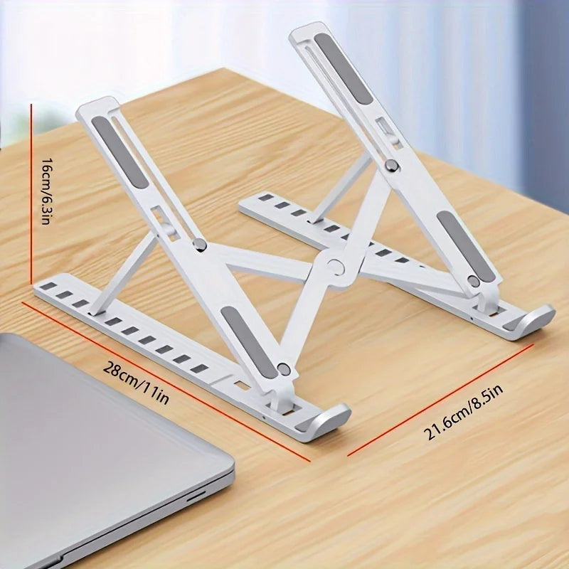 Portable Laptop Stand | 10-Level Folding Notebook Holder Laptop Stand QXL