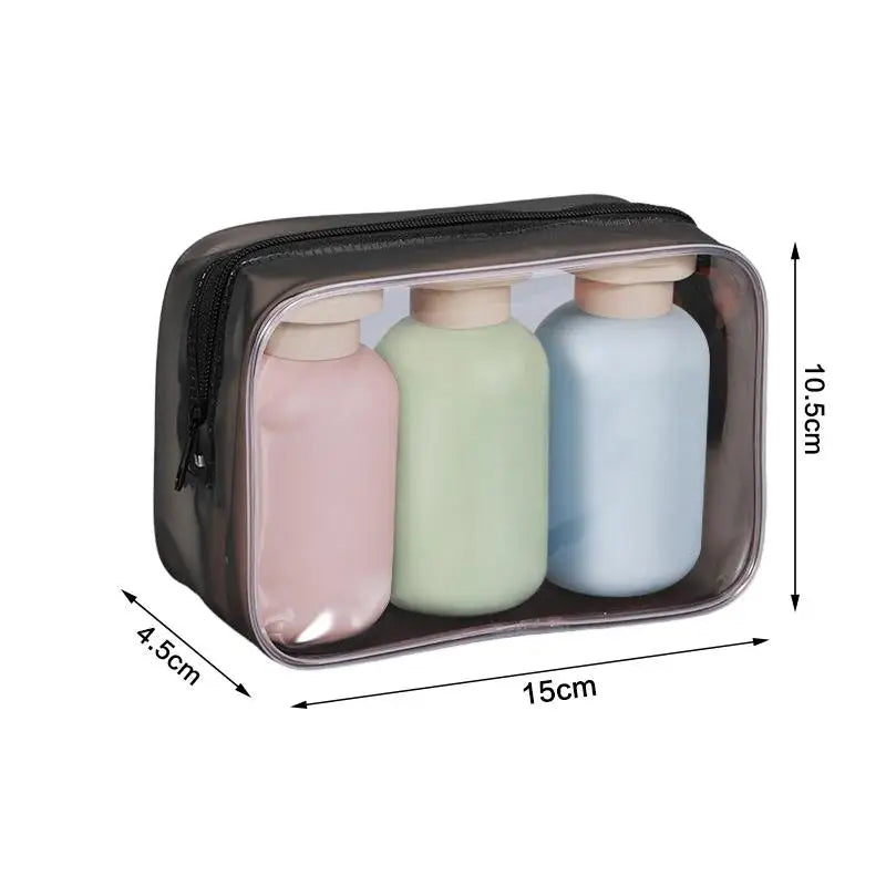 3-Pack 100ml Leakproof Travel Bottles | Refillable Squeeze Tubes Travel Bottle Set QXL