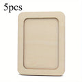 5-Pack Wooden Picture Frames | DIY Tabletop Display Set Wooden Picture Frames QXL 5pcs