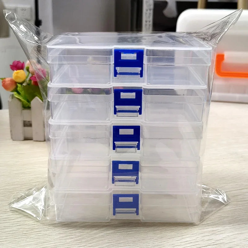 Transparent Plastic Storage Box | Small Items Organizer Plastic Storage Box QXL