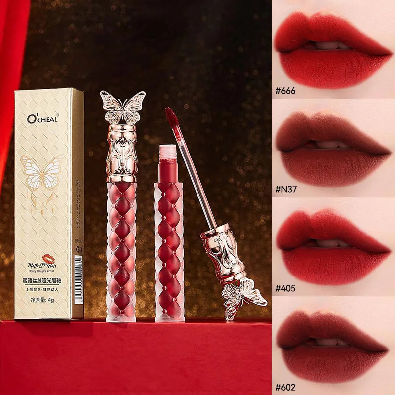 OCHEAL Matte Lip Gloss | High-Shine Glass Effect, Non-Sticky Matte Lip Gloss QXL