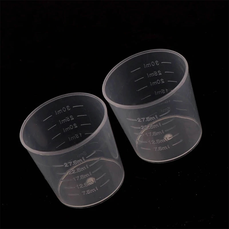 20-Pack 30ml Graduated Plastic Mixing Cups for Epoxy Resin DIY Resin Mixing Cups QXL