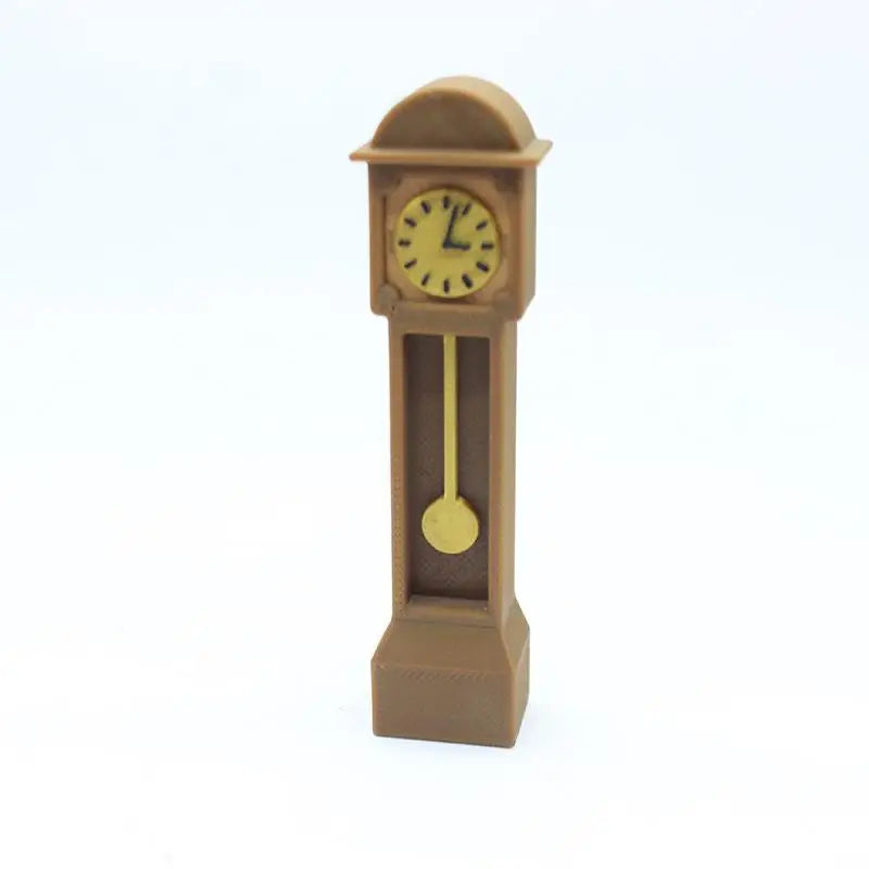 Miniature Grandfather Floor Clock | 1:12 Dollhouse Scale Model Dollhouse Miniature QXL