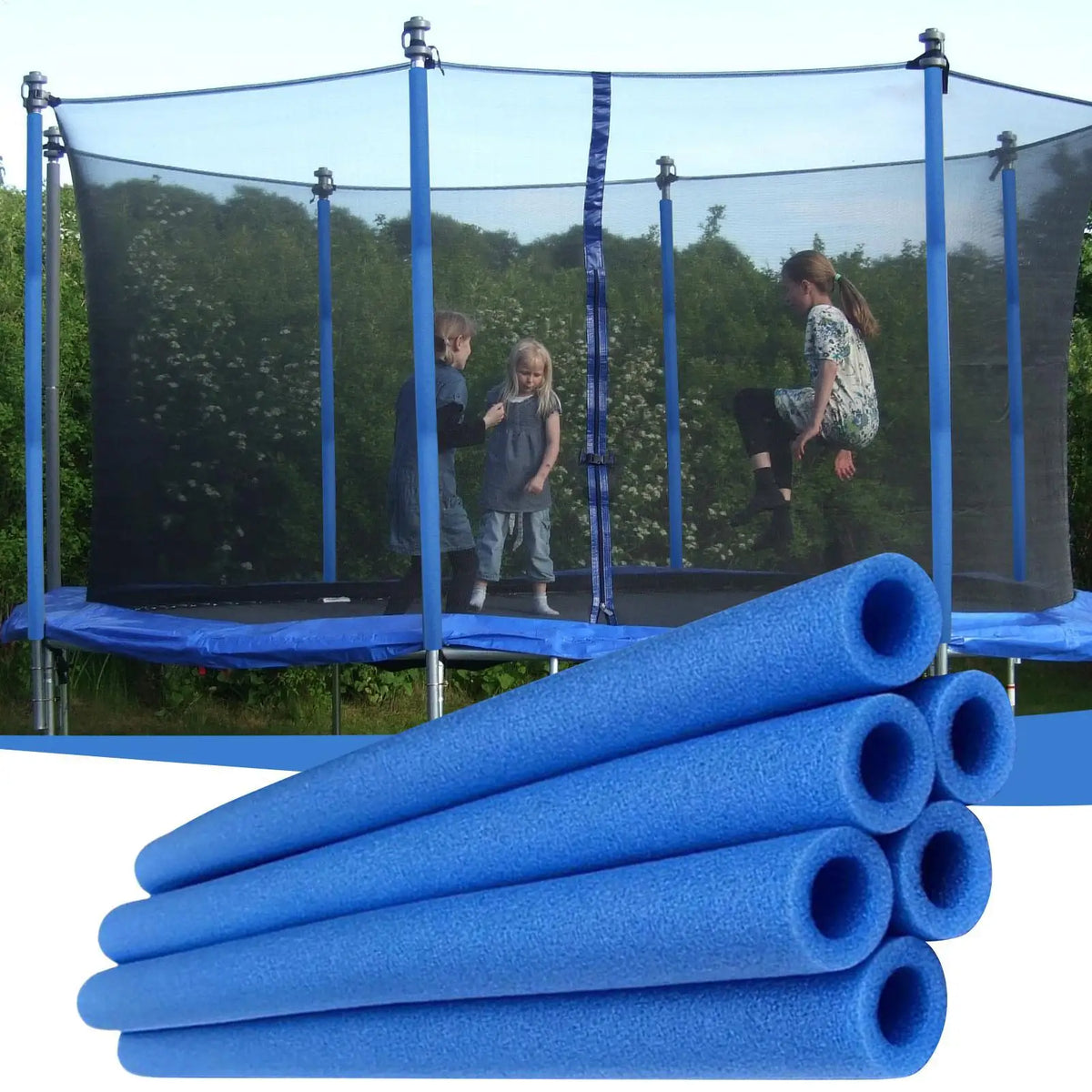 6-Pack Trampoline Foam Pole Sleeves | Enclosure Replacement Parts Trampoline Pole Sleeves QXL