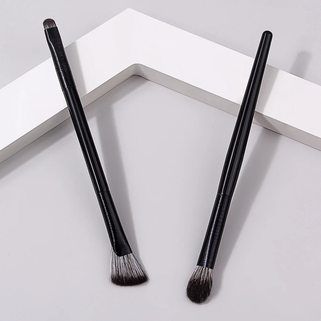 2-Pack Dual-End Concealer & Eyeshadow Blending Brush Set Makeup Brush Set QXL