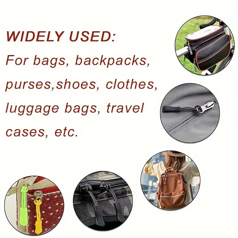 Black Replacement Zipper Pulls & Cord Extenders | Bags & Jackets Zipper Pull Extender QXL