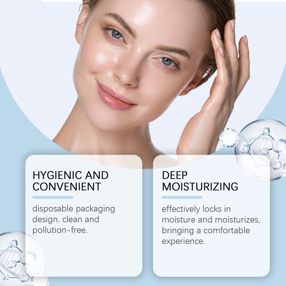 3% Hyaluronic Acid Serum – Hydrating & Brightening Ampoules Facial Serum QXL