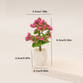 1:12 Dollhouse Miniature Potted Plant | Micro Garden Ornament Dollhouse Miniature QXL A4