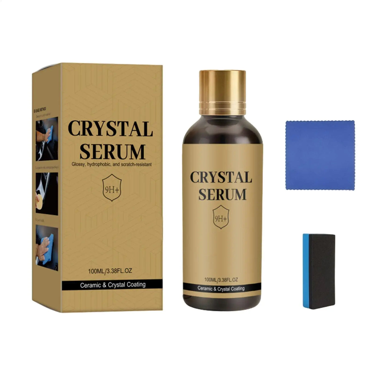 Ceramic Car Coating Kit | Hydrophobic Gloss & Scratch Guard Ceramic Car Coating QXL