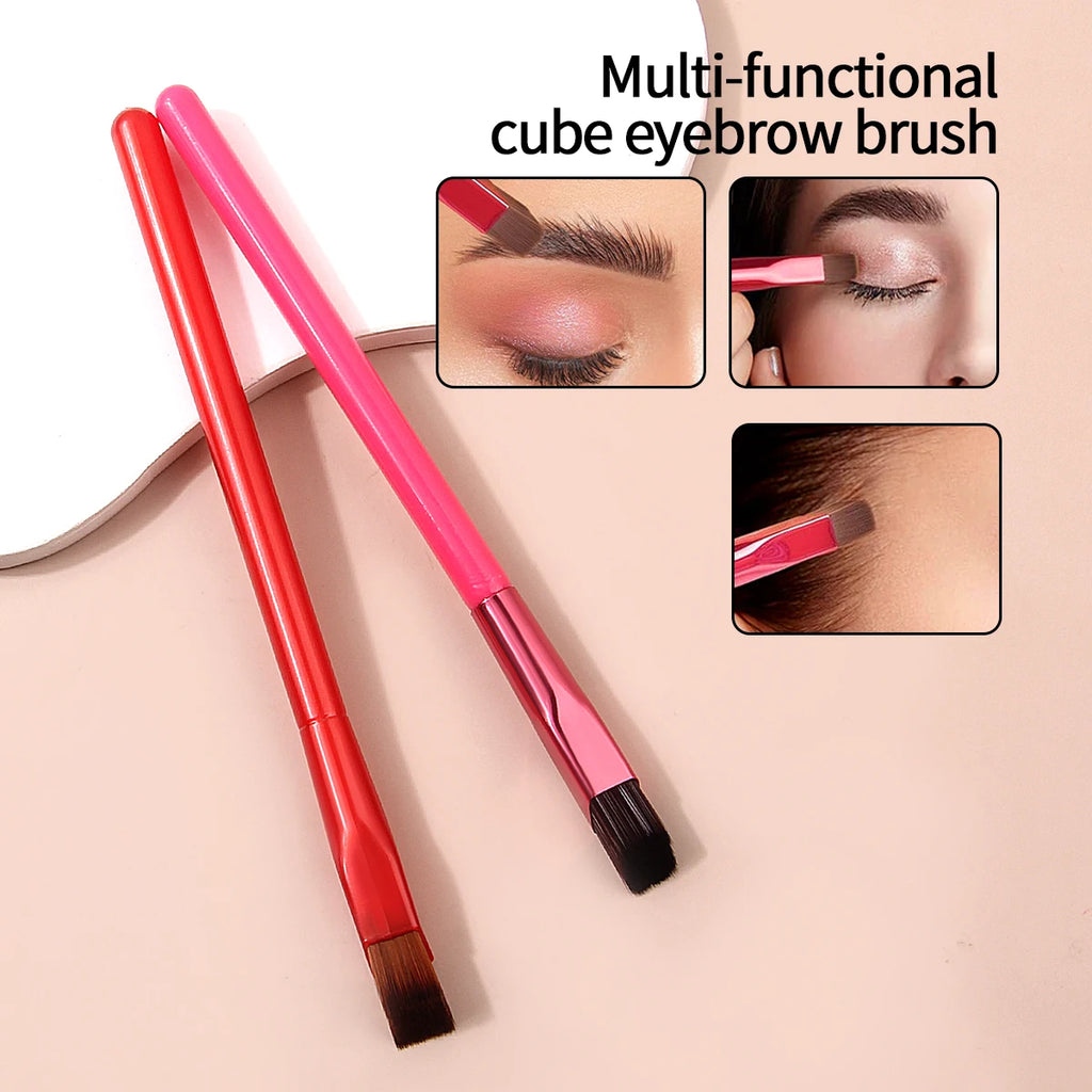 KOSSHOW 2-Pack Angled Eyebrow & Concealer Brush Set Eyebrow Makeup Brush QXL