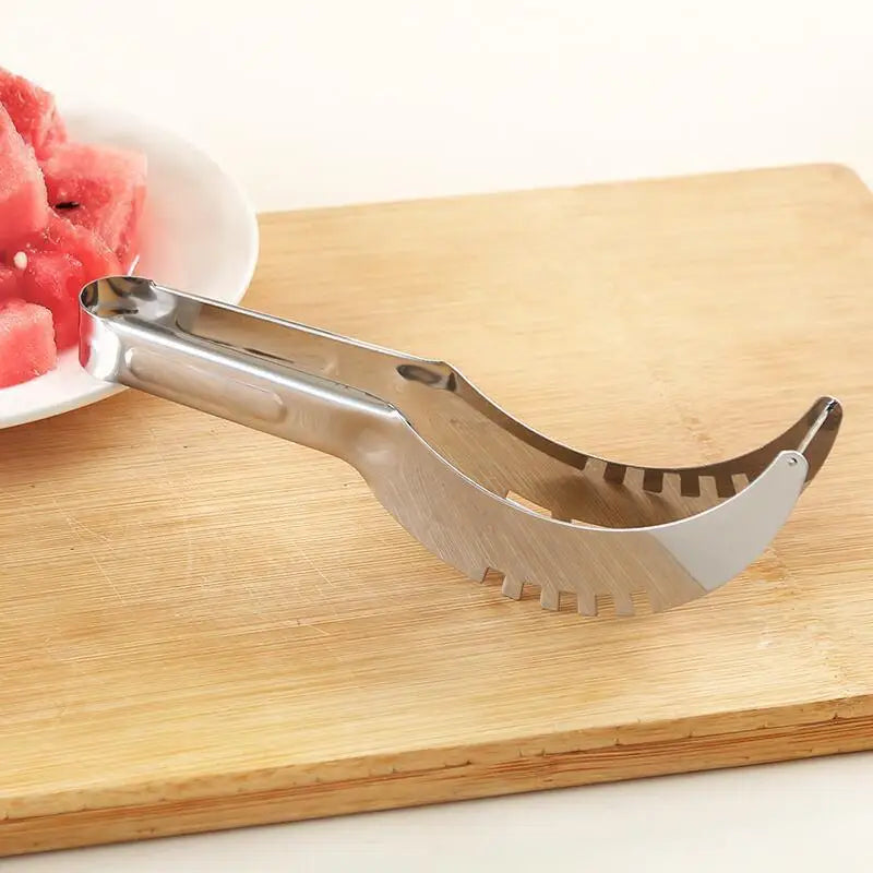 Stainless Steel Windmill Watermelon Slicer & Fruit Cutter Fruit Slicer Tool QXL