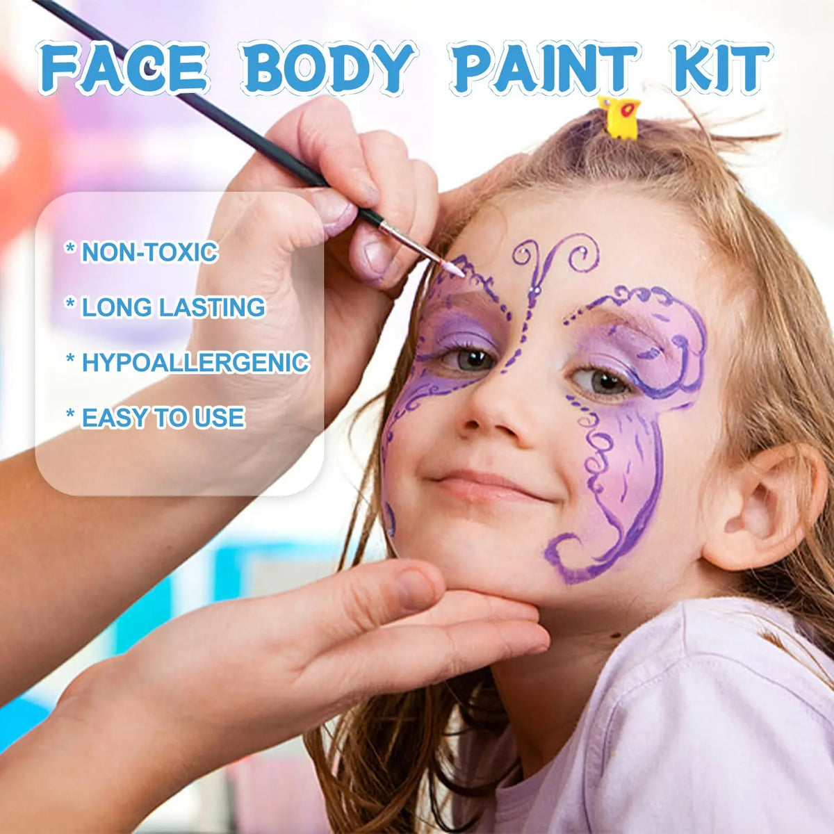 VERONNI 10-Color Face & Body Paint Kit | Halloween Cosplay Face & Body Paint Kit QXL