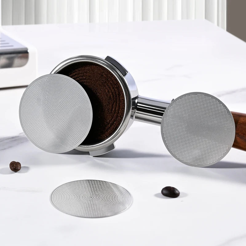 Espresso Puck Screen 0.2mm | 51/53/58.5mm Portafilter Filter Espresso Puck Screen QXL