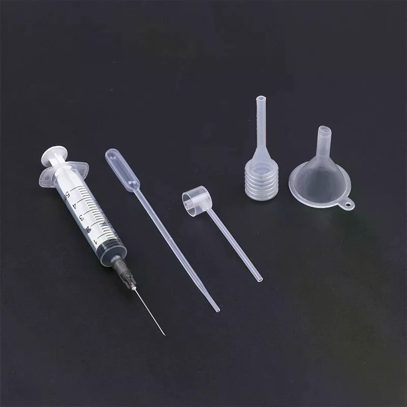 6-Pc Perfume Refill Kit – Syringe, Dropper & Funnel Set Perfume Refill Kit QXL