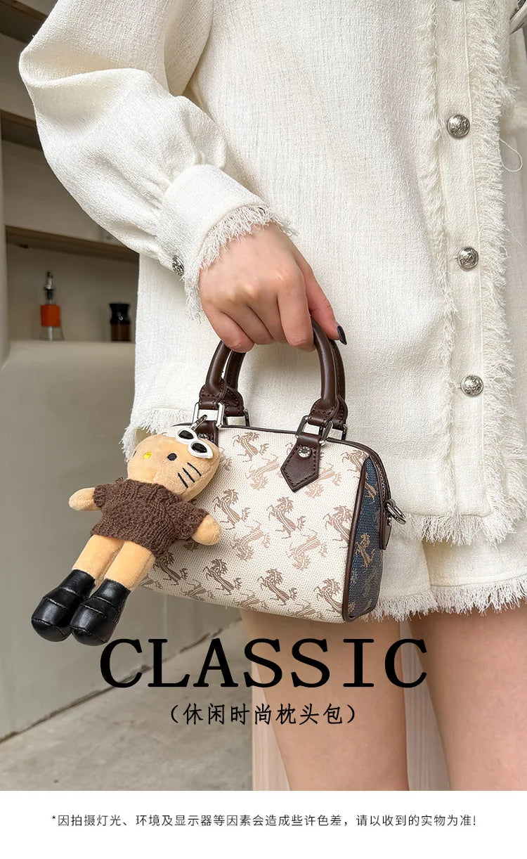 Parisian Chic Leather Diaper Bag | Luxury Crossbody Tote Leather Diaper Bag QXL