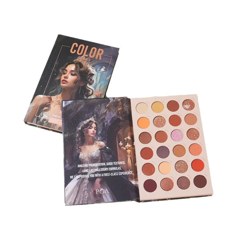Book Eyeshadow Palette | 48+ Colors Highlight Blush & Shimmer Eyeshadow Palette QXL