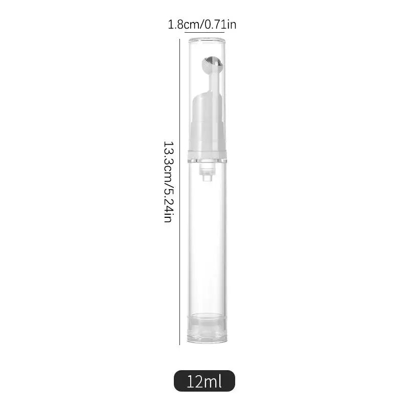 Roller Ball Vacuum Bottle 5–15ml | Refillable Travel Dispenser Refillable Travel Bottle QXL 12ml