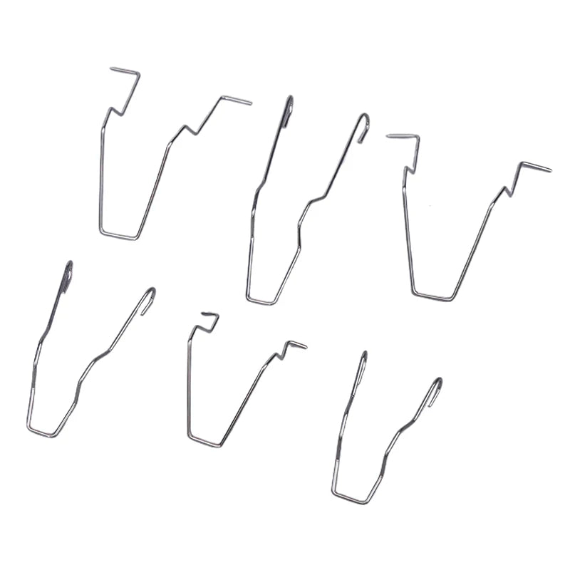 6-Pack H1 H3 H4 H7 Headlight Bulb Retainer Spring Clips – Steel Headlight Retainer Clips QXL