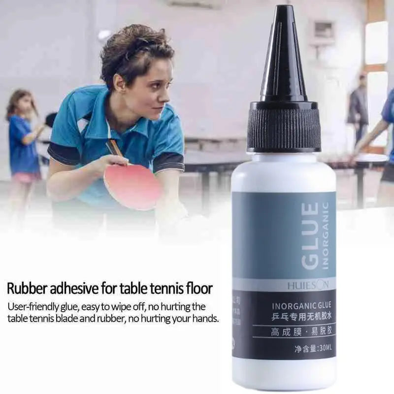 Table Tennis Glue & Paddle Cleaner Bundle | ITTF Inorganic 30ml Racket Maintenance Kit QXL