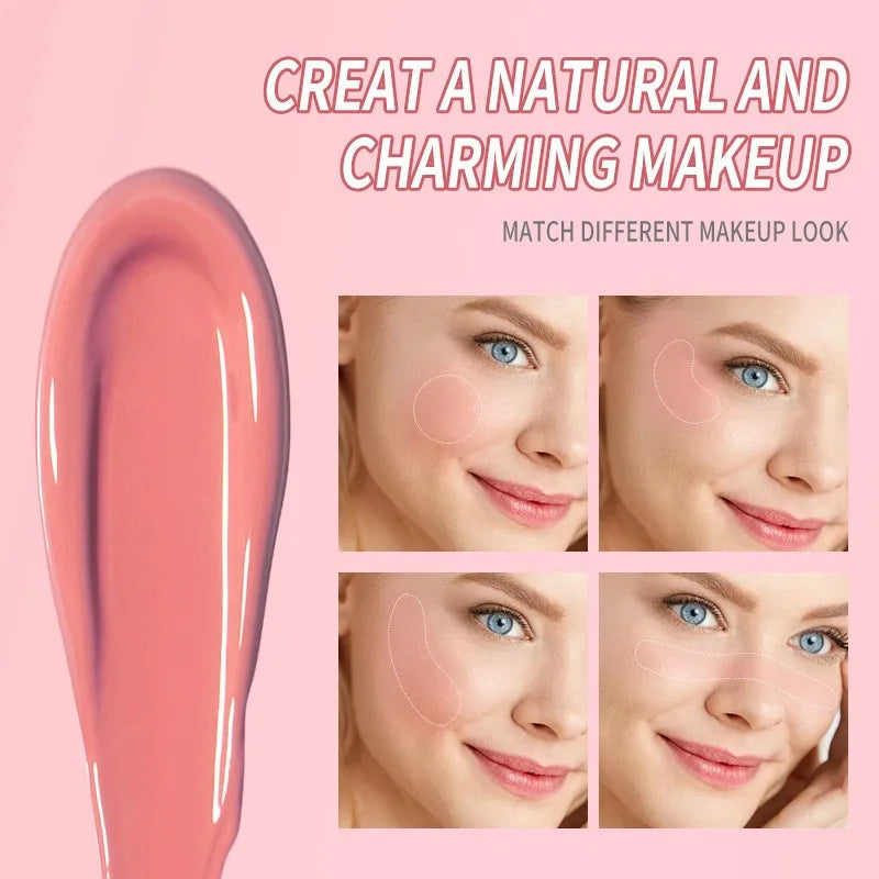 PAGE VINE Liquid Blush Velvet Ink Matte Blusher | 12-Hr Wear Liquid Blush QXL