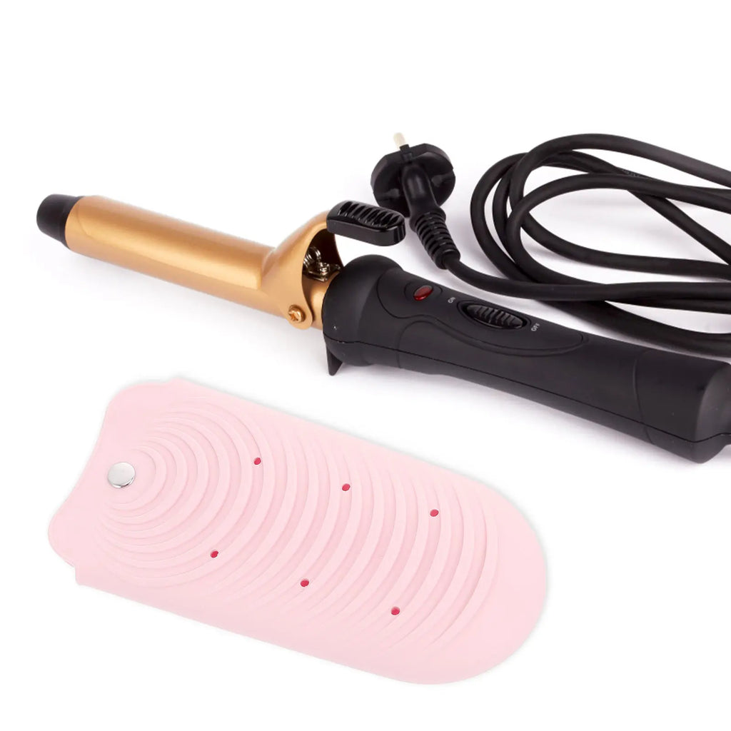 Silicone Heat-Resistant Pouch for Flat Iron & Curling Iron Hair Tool Storage Pouch QXL