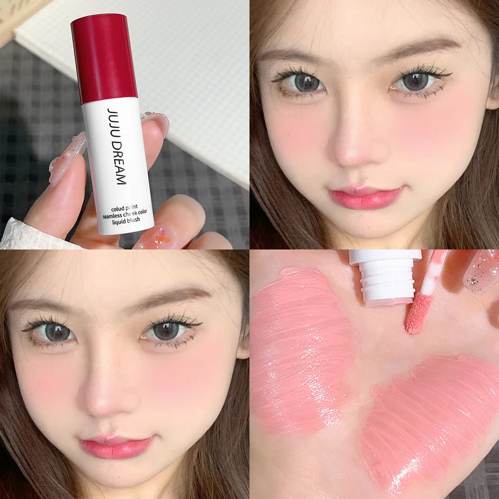 JUJU Dream Translucent Liquid Blush – Natural Flush & Glow Liquid Blush QXL