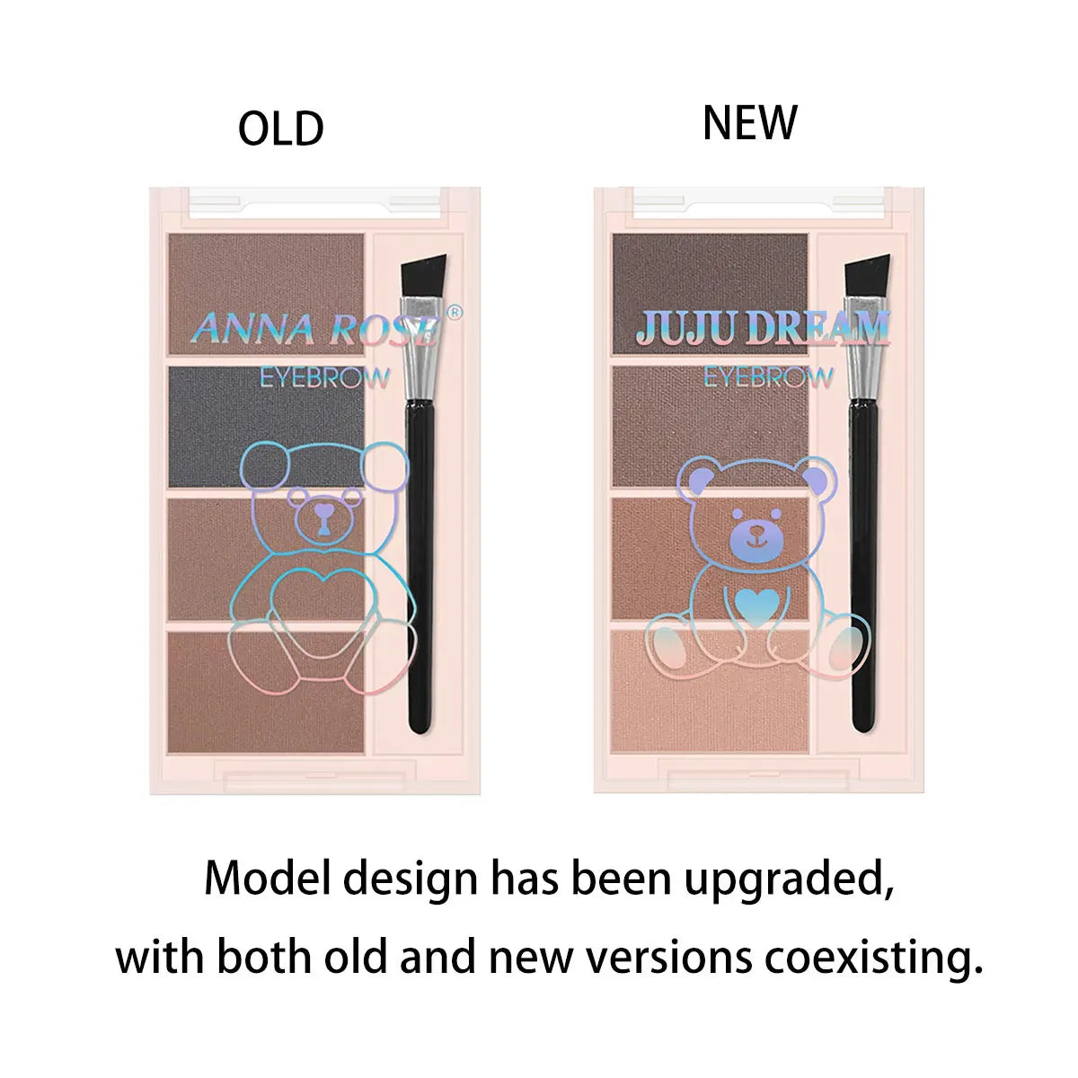 4-Color Eyebrow Powder – Long-Lasting, Waterproof & Natural Eyebrow Powder QXL