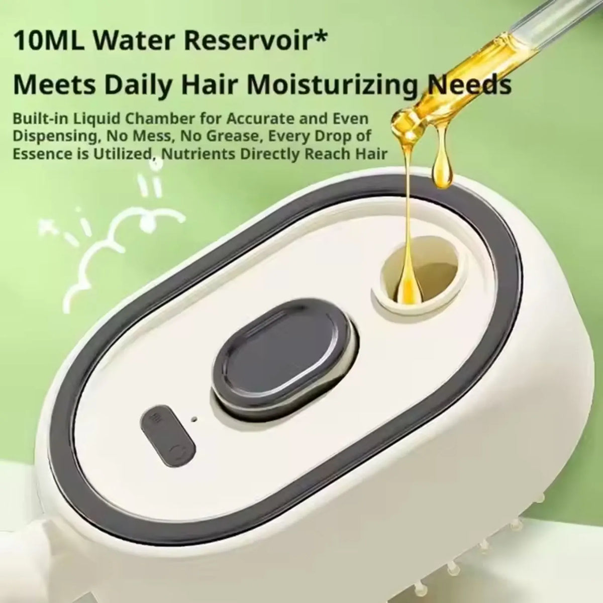 3-in-1 Electric Spray Air Cushion Comb | Scalp Massage & Oil Mist Electric Hair Brush QXL