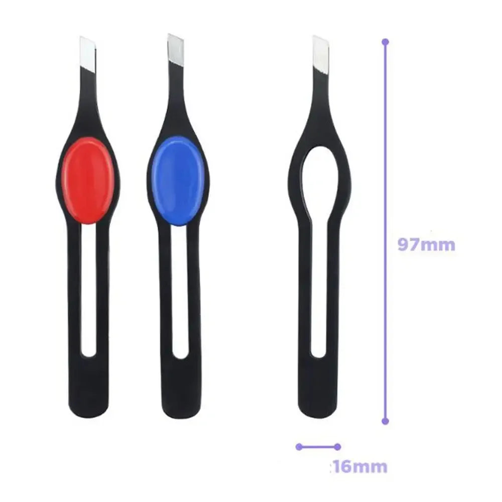 Slanted Eyebrow Tweezer – Stainless Steel Hair Removal Tool Eyebrow Tweezer QXL