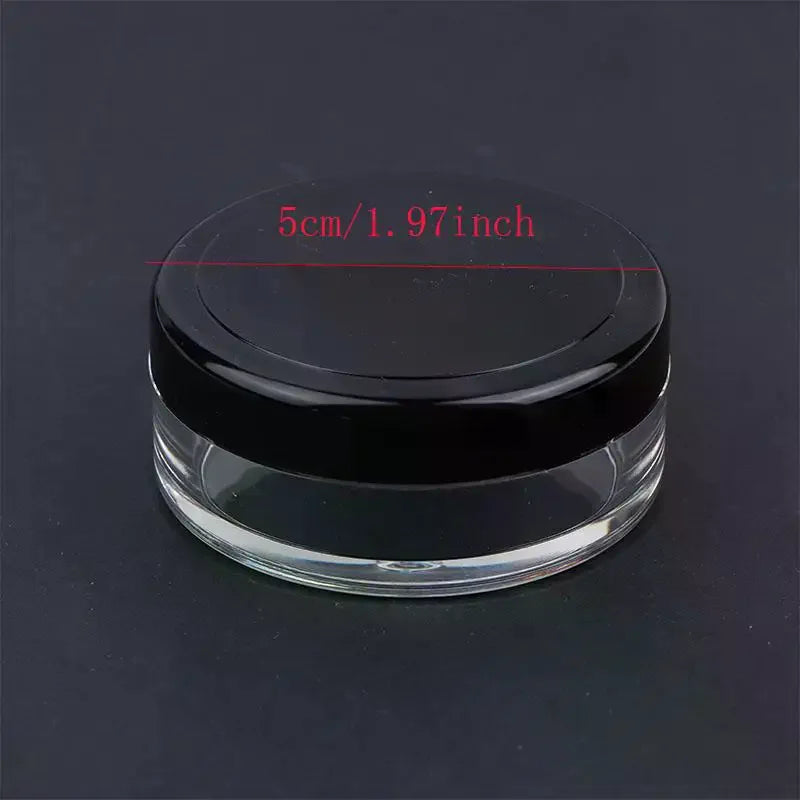 5g Empty Loose Powder Pot with Sifter & Puff | Travel Jar Loose Powder Jar QXL
