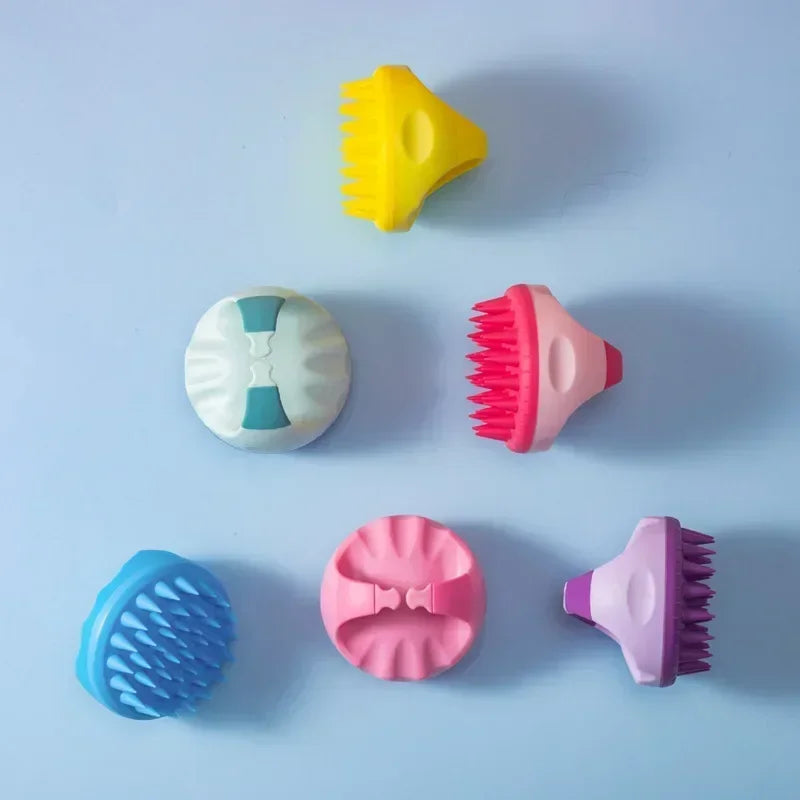 Silicone Scalp Massage Brush for Baby, Adults & Pets Scalp Massage Brush QXL