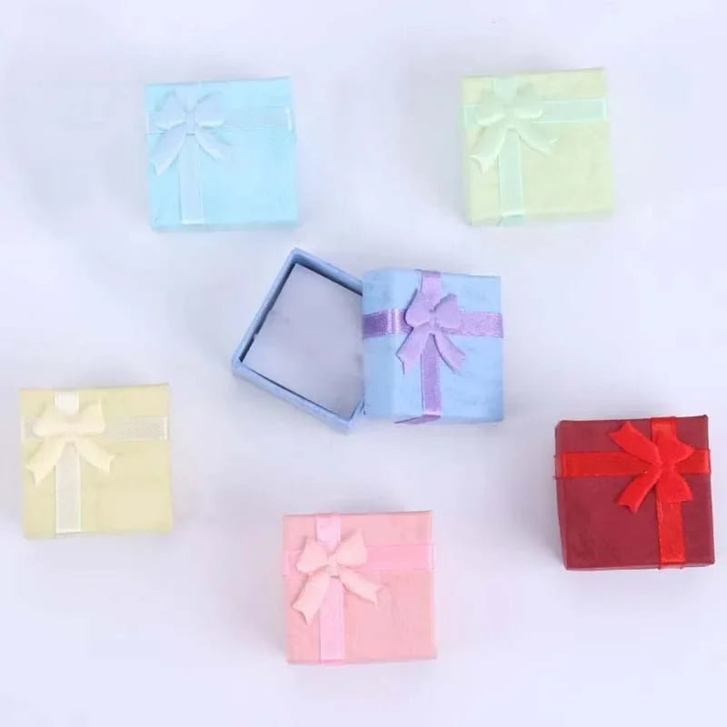 6-Pack Mini Jewelry Gift Boxes for Rings, Earrings & Necklaces Jewelry Gift Box QXL