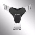 Gravity Car Phone Holder | Air Vent Mount 360° Auto-Clamp Car Phone Mount QXL Silver