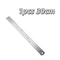 Metal Ruler Transparent Markings | Student, Office & Drafting Metal Drafting Ruler QXL 1pcs 30cm