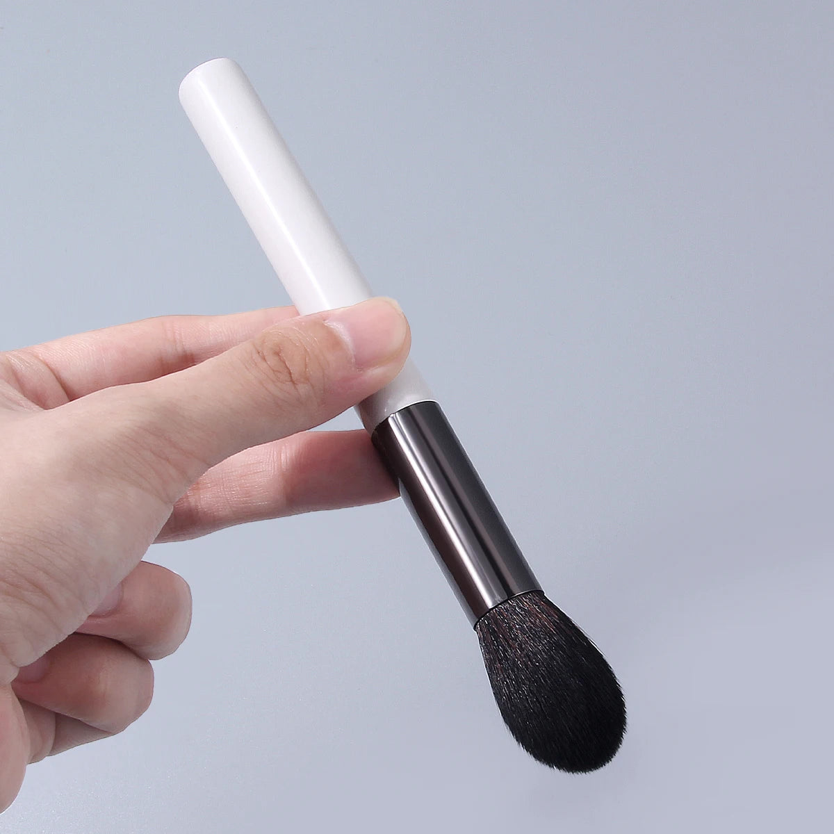 KOSSHOW Flame Blush & Highlighter Brush | Wooden Handle Makeup Blush Brush QXL