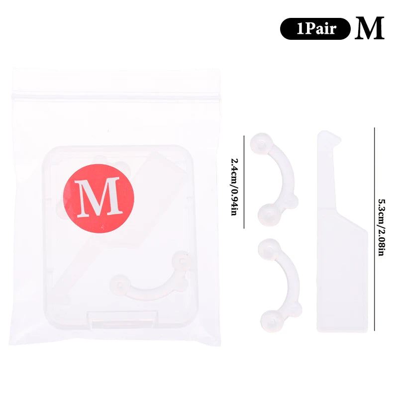 3D Nose Shaping Clip & Bridge Straightener – 3 Sizes Nose Shaping Clip QXL Transparent M