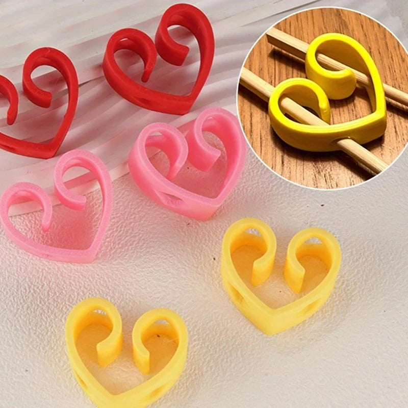 Heart-Shaped Chopstick Training Helper | Adults & Kids Chopstick Training Aid QXL