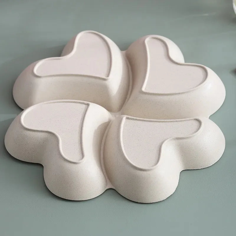 Wheat Straw Fruit Plate & Candy Box | Table Decoration Decorative Serving Plate QXL
